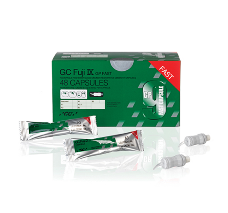 GC Fuji IX GP FAST Capsule Refill Package, 48/pk