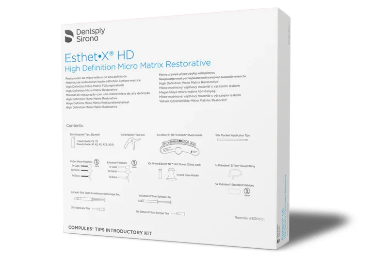 Esthet X HD High Definition Micro Matrix Restorative, 0.25 g Compules Tips Refill 20/pk